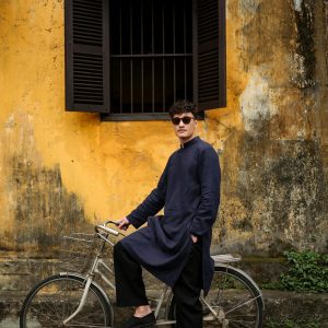 Áo dài nam ngũ thân